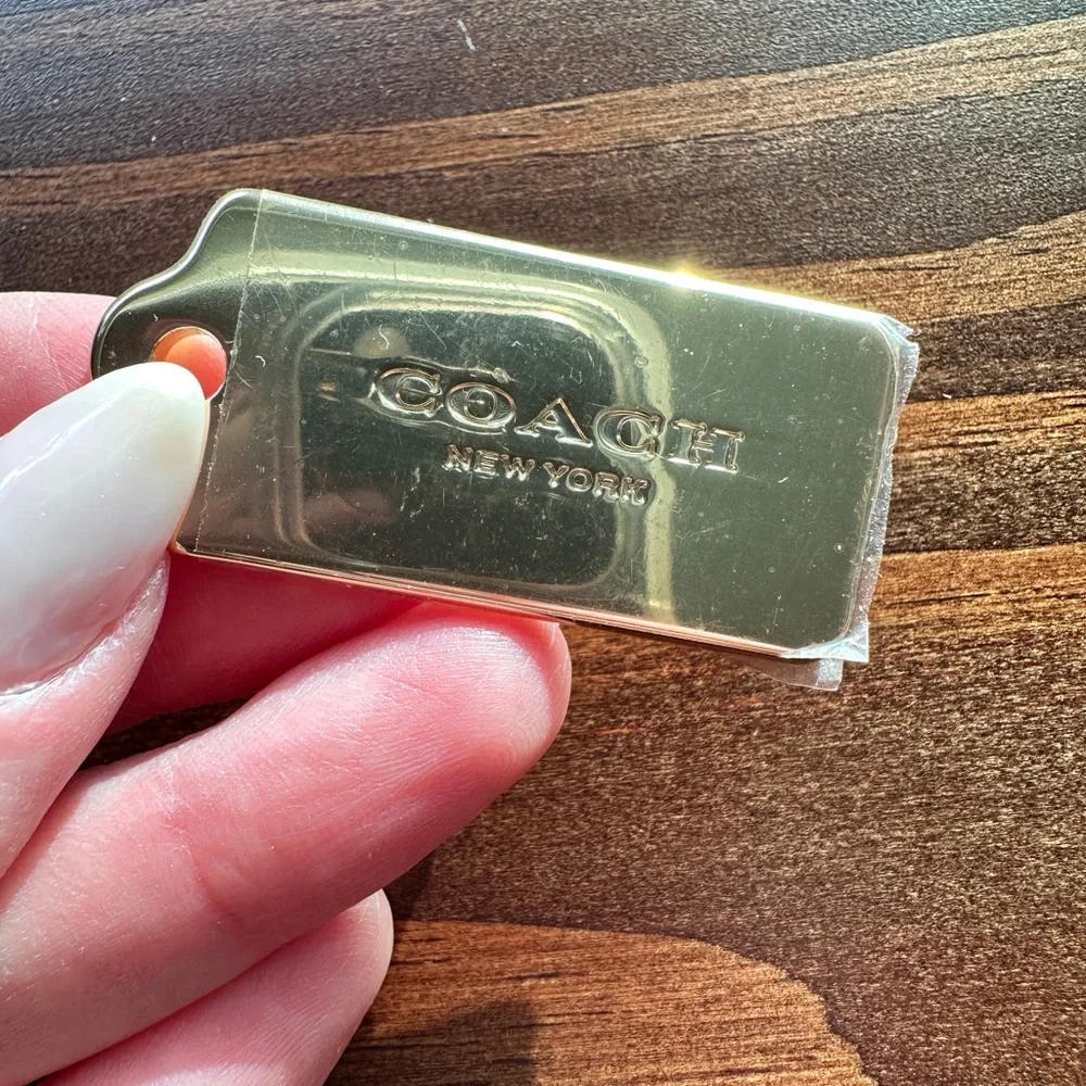 Coach Gold Bag Charm - Picture 1 of 3